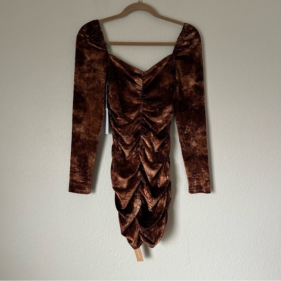 NWT Reformation Heath Dress in Copper Marble - Picture 6 of 6